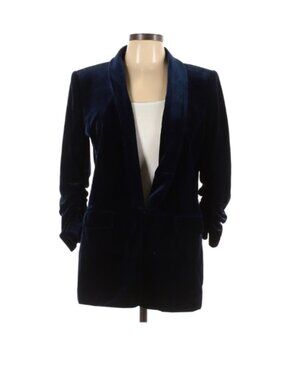 Tahari Velvet Dark Blue Blazer 10